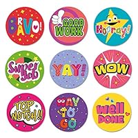 Sweetzer & Orange Reward Stickers for Kids. 1008 Stickers for Teachers in 9 Designs. 1 Inch School Stickers on Sheets. Teacher Supplies for Classroom, Motivational Stickers, Potty Training Stickers