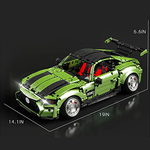 Mesiondy GT Race Car Building Blocks Toys Boys or Adults Kits，110 MOC