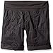 Calvin Klein Performance Women's Woven Rollover Waist Cargo Short, Black, X-Large