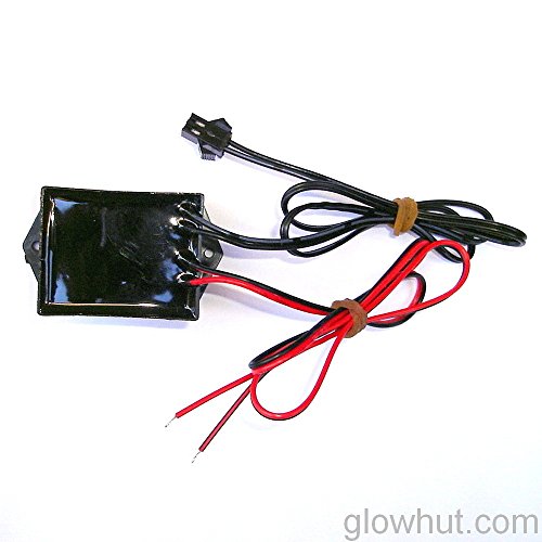 12 volt electroluminescent inverter for EL panel strip wire by GLOW HUT