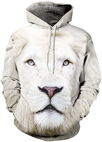OUDNGS Men/Women Funny Hooded Hoodies 3d Print Hoody 05 L Great