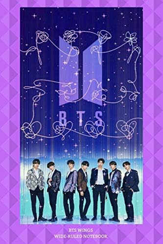 Bts Wings Wide-Ruled Notebook