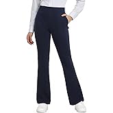 baleaf Womens Yoga Dress Pants Work with 4 Pockets Bootcut Business Leggings Stretch High Waisted Slacks Casual 30"