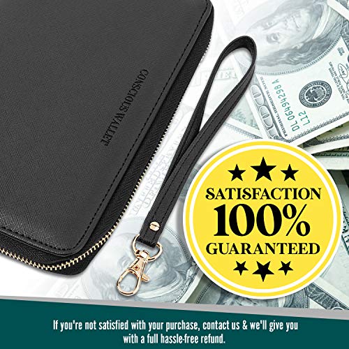 Cash Envelopes for Budgeting - Cash Envelope System Wallet with 14 Card Slots - RFID Protection - 12 Sturdy Plastic Money Envelopes for Cash Organizer - Cute Reusable Envelopes for Savings - 12 Pack - Thumbnail 6