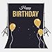 LYLYCTY 5X7ft Happy Birthday Photography Background Golden Balloons Photography Background Studio Props Birthday Party Background LYGE651
