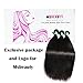 Msbeauty Hair Brazilian Remy Hair Silky Straight 3 Bundles Grade 5A Unprocessed Virgin Human Hair Weave Weft Mixed Length(14 16 18) Natural Color Tangle-free