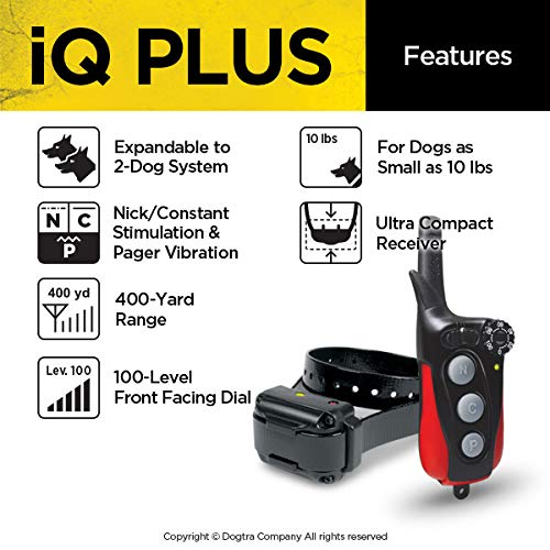 Dogtra IQ Plus+ 2Dogs Remote Training System 400 Yard Range