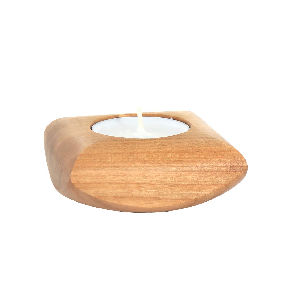 NKlaus set of 3 wooden candle holders sweet church decoration table decoration 36404