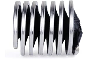 caralin Stainless Steel Nylon Rope Cord Brush for Rock Climbing Rope Brush Cleaning Brush Rope Portable Wash Rope Tools Nylon + Stainless Steel, As Pic Shows