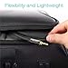 FosPower Audio Cable (3 FT), Stereo Audio 3.5mm Auxiliary Short Cord Male to Male Aux Cable for Car, Apple iPhone, iPod, iPad, Samsung Galaxy, HTC, LG, Google Pixel, Tablet & More