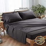 Sandover Ultra Soft Cozy 6 Piece Bed Sheet Set -All-Season Hypoallergenic| Size King | Style DUV-5301218201