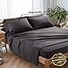 Sandover Ultra Soft Cozy 6 Piece Bed Sheet Set -All-Season Hypoallergenic| Size King | Style DUV-5301218201
