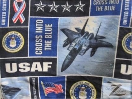 Amazon Com Big Z Fabric Us Air Force Military Print Polar Fleece Fabric 60 Width Sold By The Yard 370