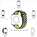 Ocydar Apple Watch Band 42mm, Soft Silicone Nike+ Sport Style Replacement iWatch Strap Band for Apple Watch Series 1 Series 2, Apple Watch Nike+, M/L Size - Black / Volt Yellow