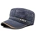 The Hat Depot 200h5149 Washed Cotton Cadet Cap (Navy2)