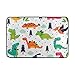 Cute Dinosaurs Cartoon Doormat Indoor/Outdoor Washable Garden Office Door Mat,Kitchen Dining Living Hallway Bathroom Pet Entry Rugs with Non Slip Backing