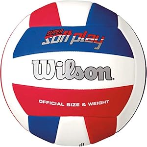 New Wilson Super Soft Play Indoor Outdoor Volleyball Official Size Asstd. Colors