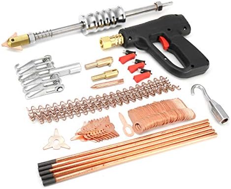 FEVERWORK 86Pcs Dent Puller Kit Car Body Dent Spot Repair Device Welder Stud Weld Welding Tools Kit