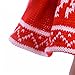 WARMSHOP American Girl Doll 18 inch Cute Reindeer Snowman Print Sweater Outfit Set Lovely Dress up Clothes (Red)