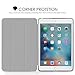 MoKo iPad Mini 4 Case - Slim Lightweight Shell Stand Cover with Translucent Frosted Back Protector for Apple iPad Mini 4 7.9 inch 2015 Release Tablet, Space GRAY (with Auto Wake/Sleep)