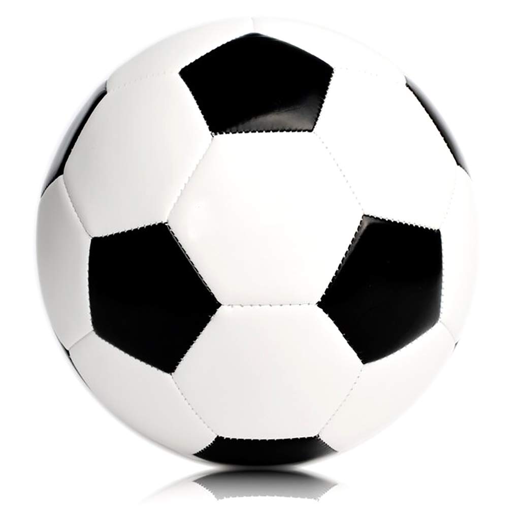 Classic 32 Panel Black & White Traditional Hexagonal Panel Football Soccer Ball Size 5