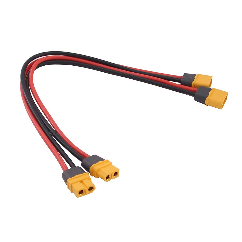 OliRC 2pcs Amass XT60 M to XT60 FM Adapter Extension Female Male for RC battery(C159-2)