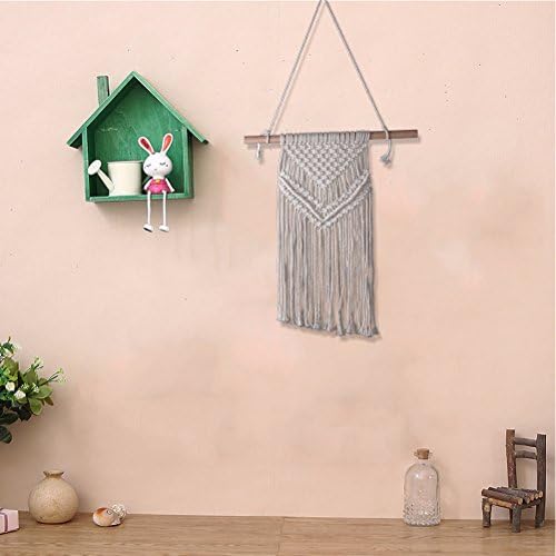 WCHUANG Handmade Boho Tapestry - Woven Wall Art Boho Office Living Room Bedroom Nursery Decor Macrame Wall Hanging