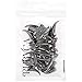 RUBYCA 20 Sets 21mm Black Gunmetal Cat Claw Studs and Spikes Metal Screw Back Leather-Craft DIY