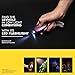 Personal Alarm, IEKA 2Pack 140 DB Safety Emergency Key Chain Alarm, Safe Sound Self-Defense Security Siren with Mini LED Flashlight Best for Kids,Women,Night Workers and Valentine's Day Gift ( Purple)
