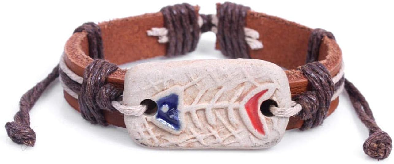 JXKA Herrenarmband Punk Keramik Mode Armband Schmuck Klassische