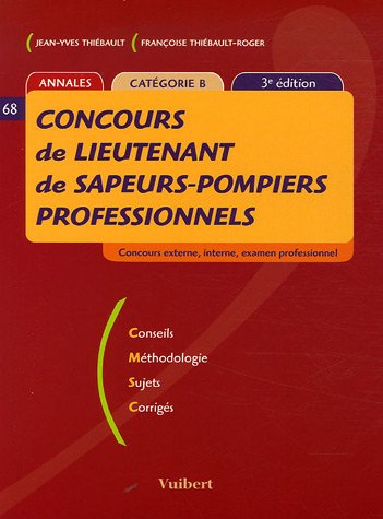 Concours de lieutenant de sapeurs-pompiers professionnels