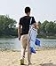 #WEJOY Aluminum Lightweight Portable 4 Position Lay Flat Folding Camping Beach Chair with Shoulder Strap Cup Holder Pocket Armrest and Headrest, Great for Outdoor Lawn Concert, Blue