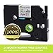 Markurlife Compatible Label Tape Replacement for Brother PTouch Label Maker Tape TZe-221 Black on White Laminated, 9mm 0.35 Inch, Compatible with PTouch Label Maker PT-D200 PT-D210 PTD600, 2-Pack