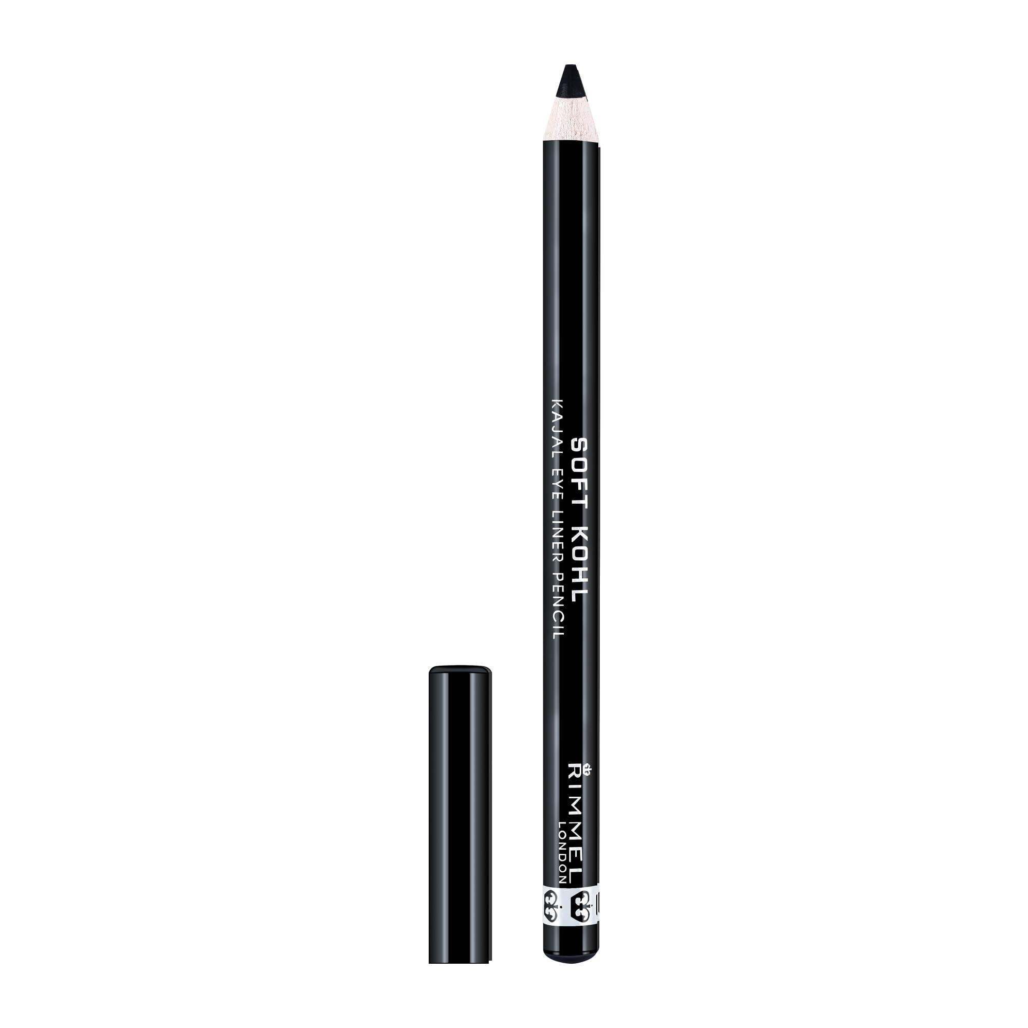 Rimmel Soft Kohl Kajal Professional Eyeliner Pencil, Jet Black