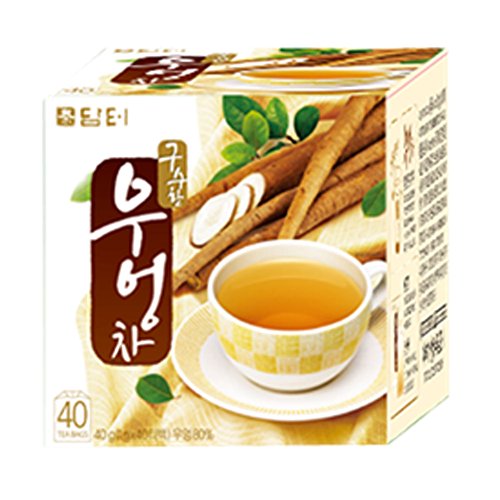 DAMTUH Korean Traditional 100% Pure Natural Healing Premiu Burdock Root Tea, 40 Bags (Burdock Tea)