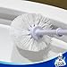 MR.SIGA Toilet Bowl Brush and Caddy, Dia 12cm x 38cm Height, Pack of 2