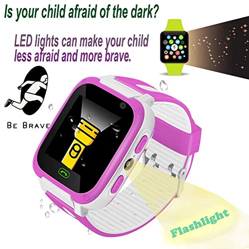Woqoo Kids Smart Watch Phone- Free SIM Card [Speedtalk] Smartwatches for Boys Girls with 9 Game Mobile Phone SOS Camera Sport Outdoor Children Digtal Wrist Watch Back to School Gift - Thumbnail 5