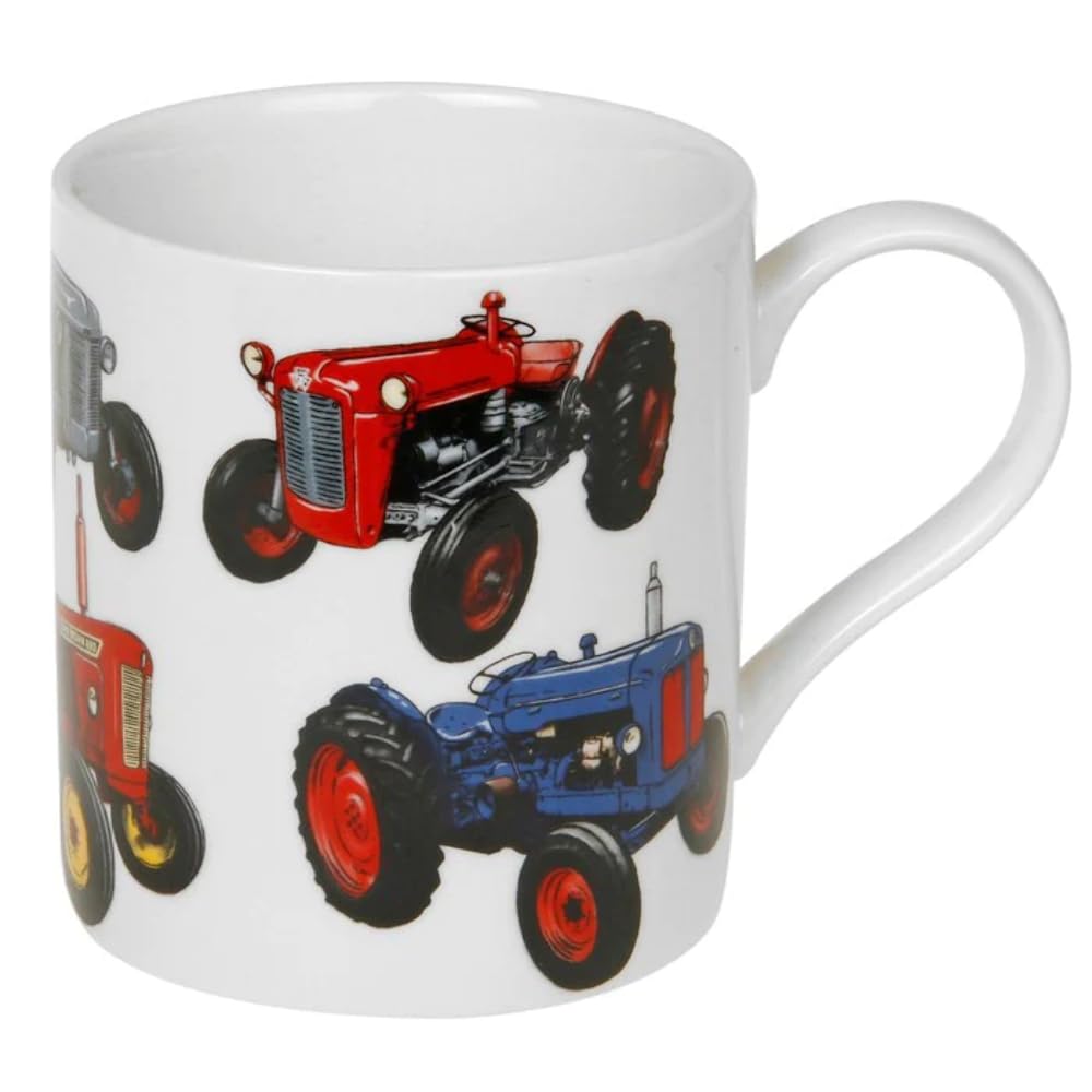 lesser and pavey Fine China Mug | Tractor | 1 Piece - 13x9x10 cm