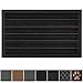 GRIP MASTER Durable Tough Natural Rubber Doormats, 29x17 Size, Waterproof Boots Scraper Mats, Commercial Heavy Duty Indoor Outdoor Door Mat for Winter Snow, Low-Profile Easy Clean, Black Lines