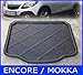 Inscape Data Auto Accessories Rear Trunk Tray Boot Liner Cargo Floor Mat Cover Protector Carpet Fit for 2013 2014 Buick Encore/Opel Vauxhall Mokka