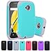 Moto E (2nd Gen) Case, LK [Shock Absorption] Hybrid Dual Layer Armor Defender Protective Case Cover for Motorola Moto E (2nd Generation) (TEAL)