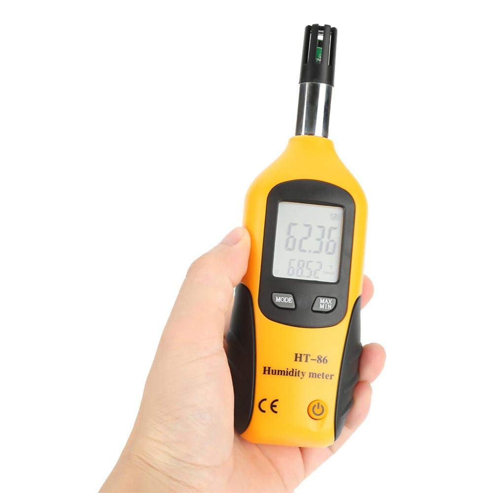 Buy Akozon Thermohygrometer, Digital Thermometer Hygrometer Wet Bulb