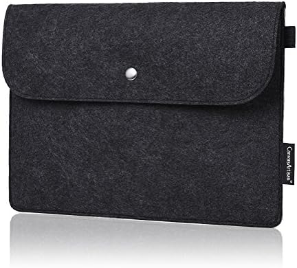 CanvasArtisan 15-15.6 Inch Laptop Sleeve,Laptop Case/Cover/Bag,Protective Bag with Accessory Pocket & Pen Holder - Black