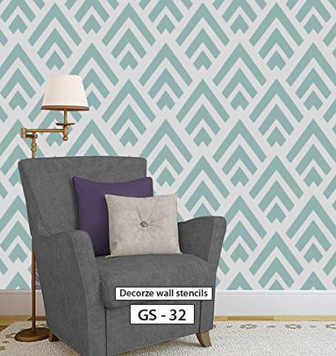 Diy wall decorative stencil for wall reusable stencil pattern, GS-32