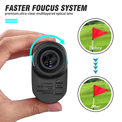 MiLESEEY Golf Rangefinder, HighPrecision 660 Yards Laser Rangefinder