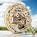Ugears Monowheel 3D Mechanical Wheel, Wooden Model for Self Assembling, DIY, Brainteaser, Best Gift