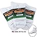 Big & Tall Men's Extra Wide Socks Athletic Quarter Size 11-16 WHITE 3-Pack #1210A