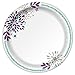 Dixie Everyday Paper Plates, 8 1/2 Inch Plates, 85 Count; Designs May Vary