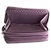 Buxton Faux Leather RFID Identity Safe Double Zippered Accordion Wallet