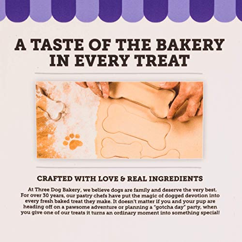 Three Dog Bakery Classic Cookies Variety Pack Premium Treats for Dogs